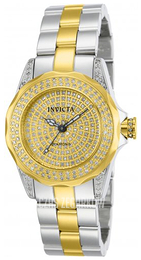 Invicta Pro Diver Żółte złoto/Stal w odcieniu złota Ø30.5 mm 14522