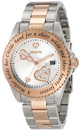 Invicta Angel Srebrny/Stal w kolorze różowego złota Ø40 mm 14731