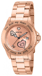 Invicta Angel Różowe złoto/Stal w kolorze różowego złota Ø40 mm 14734