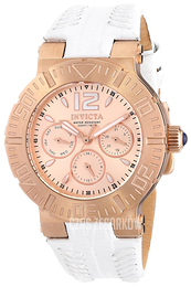 Invicta Angel Różowe złoto/Skóra Ø40 mm 14746
