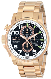 Invicta I-Force Czarny/Stal w kolorze różowego złota Ø46 mm 14956