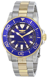 Invicta Pro Diver Niebieski/Stal w odcieniu złota Ø43 mm 15031