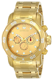 Invicta Pro Diver Szampański/Stal w odcieniu złota Ø48 mm 15046