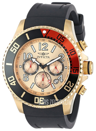 Invicta Pro Diver Żółte złoto/Guma Ø48 mm 15146