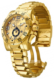 Invicta Excursion Żółte złoto/Stal w odcieniu złota Ø50 mm 15327