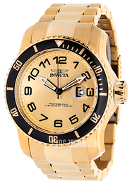 Invicta Pro Diver Żółte złoto/Stal w odcieniu złota Ø49 mm 15350