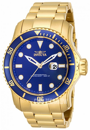 Invicta Pro Diver Niebieski/Stal w odcieniu złota Ø48.8 mm 15352