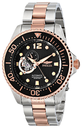 Invicta Pro Diver Czarny/Stal w kolorze różowego złota Ø47 mm 15415