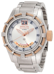 Invicta Reserve Srebrny/Stal Ø50 mm 1579