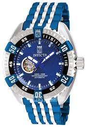 Invicta Jason Taylor Niebieski/Stal Ø50 mm 15884