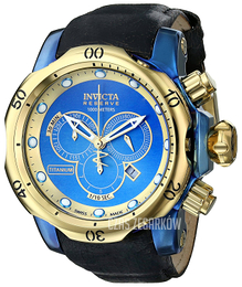 Invicta Venom Niebieski/Skóra Ø54 mm 15998