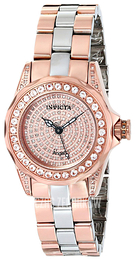 Invicta Angel Różowe złoto/Stal w kolorze różowego złota Ø31 mm 16008