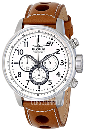 Invicta S1 Biały/Skóra Ø48 mm 16009