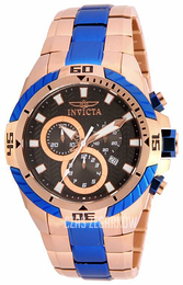 Invicta Pro Diver Brązowy/Stal w kolorze różowego złota Ø49 mm 16067