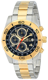 Invicta Czarny/Stal w odcieniu złota Ø45 mm 16081