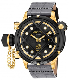 Invicta Russian Diver Czarny/Skóra Ø52 mm 16186