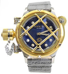 Invicta Russian Diver Niebieski/Skóra Ø52 mm 16204