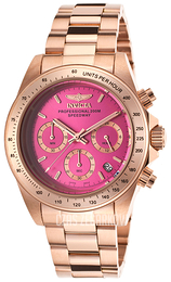 Invicta Speedway Różowy/Stal w kolorze różowego złota Ø41 mm 16657