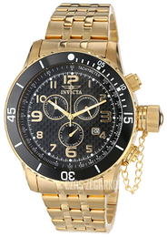 Invicta Specialty Czarny/Stal w odcieniu złota Ø48 mm 16936