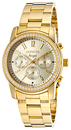 Invicta Angel Żółte złoto/Stal w odcieniu złota Ø38 mm 17020