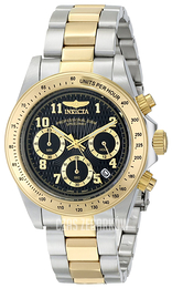 Invicta Speedway Czarny/Stal w odcieniu złota Ø41 mm 17027