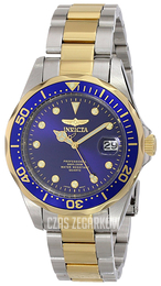 Invicta Pro Diver Niebieski/Stal w odcieniu złota Ø38 mm 17050