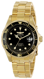 Invicta Czarny/Stal w odcieniu złota Ø38 mm 17051