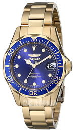 Invicta Pro Diver Niebieski/Stal w odcieniu złota Ø37.5 mm 17052