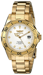 Invicta Pro Diver Biały/Stal w odcieniu złota Ø38 mm 17053