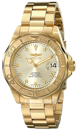 Invicta Pro Diver Szampański/Stal w odcieniu złota Ø40 mm 17054