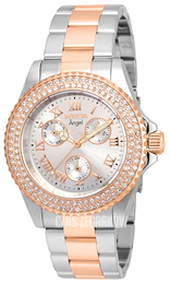 Invicta Angel Srebrny/Stal w kolorze różowego złota Ø40 mm 17358