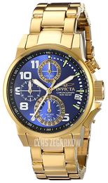 Invicta I-Force Niebieski/Stal w odcieniu złota Ø36 mm 17418