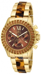 Invicta Angel Brązowy/Stal w odcieniu złota Ø38 mm 17494