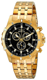 Invicta Specialty Czarny/Stal w odcieniu złota Ø45 mm 17505