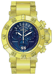 Invicta Subaqua Niebieski/Stal w odcieniu złota Ø50 mm 17617