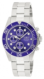 Invicta Pro Diver Chronograph Niebieski/Stal Ø44 mm 1769
