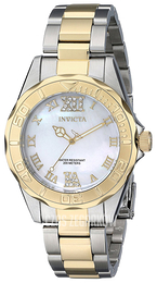 Invicta Pro Diver Biały/Stal w odcieniu złota Ø38 mm 17871