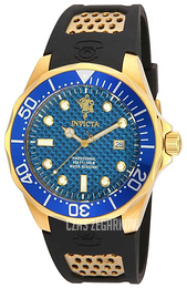 Invicta Niebieski/Stal w odcieniu złota Ø47 mm 17970