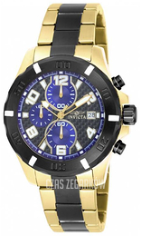 Invicta Specialty Czarny/Stal w odcieniu złota Ø45 mm 18054