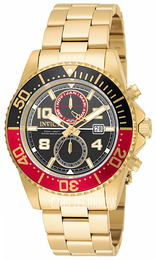 Invicta Pro Diver Wielokolorowy/Stal w odcieniu złota Ø43 mm 18518