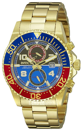 Invicta Pro Diver Wielokolorowy/Stal w odcieniu złota Ø43 mm 18519