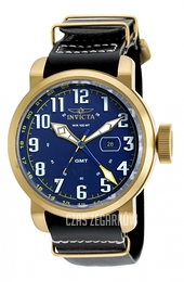 Invicta Aviator Niebieski/Stal w odcieniu złota Ø52 mm 18889