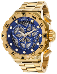 Invicta I-Force Niebieski/Stal w odcieniu złota Ø52 mm 19183