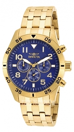 Invicta I-Force Niebieski/Stal w odcieniu złota Ø44 mm 19202