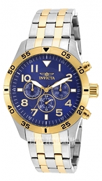 Invicta I-Force Niebieski/Stal w odcieniu złota Ø44 mm 19203