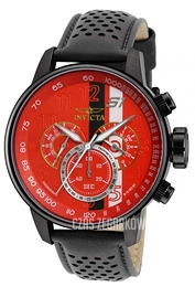 Invicta S1 Czerwony/Skóra Ø52 mm 19291