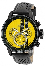 Invicta S1 Żółty/Skóra Ø52 mm 19292