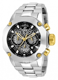 Invicta S1 Czarny/Stal Ø52 mm 19429