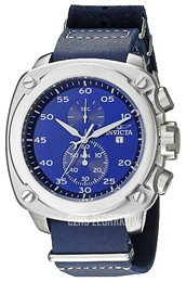 Invicta Aviator Niebieski/Skóra 19433