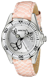 Invicta Pro Diver Srebrny/Skóra Ø38 mm 19738